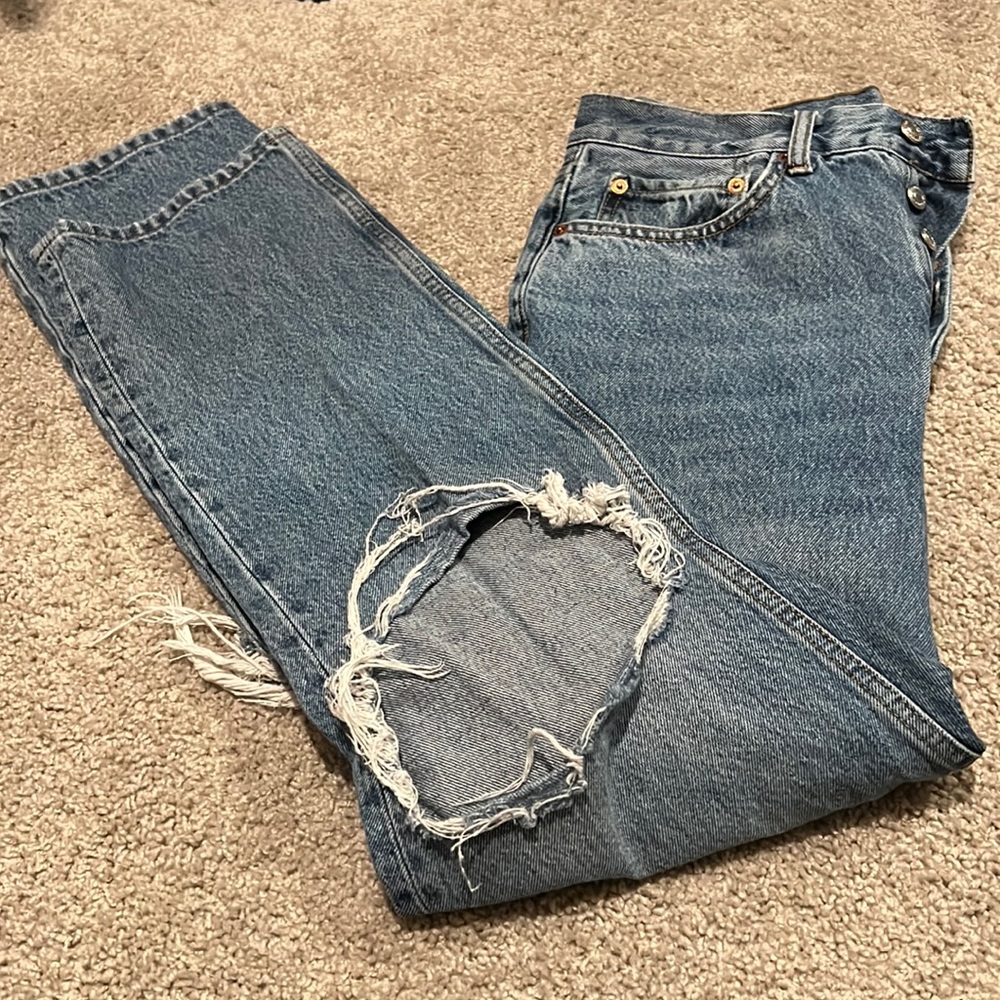 Top shop dad jeans